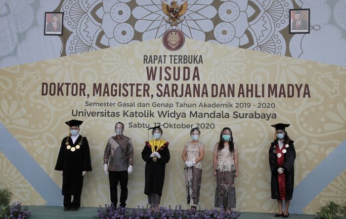 Prosesi upacara wisuda UKWMS /Ist