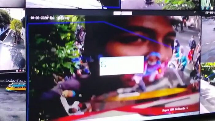 Pelaku pengambilan CCTV saat demo/ist
