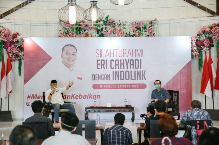 Eri Cahyadi saat menggelar silaturrahmi/ist