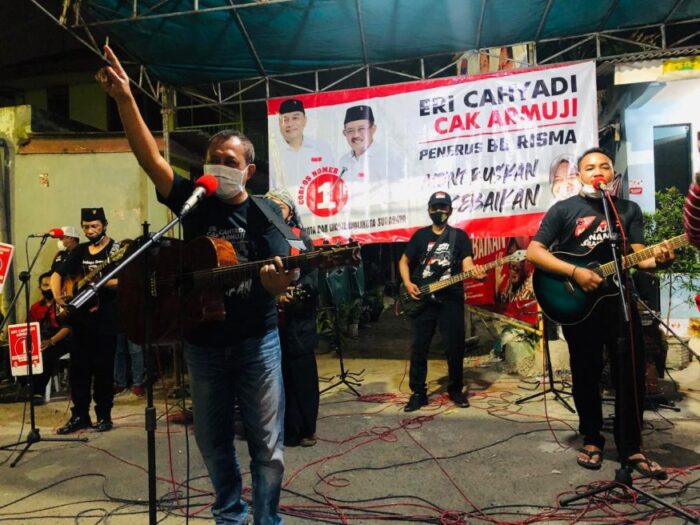 Calon Wakil Wali Kota saat kampanye/ist