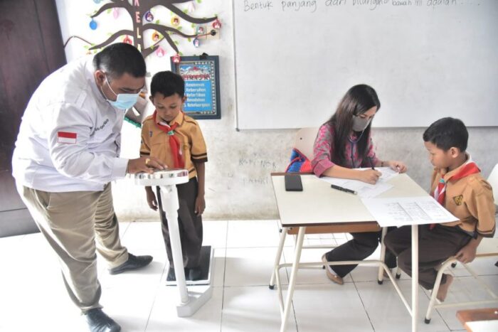 Dok. Imunisasi pelajar di sekolah sebelum pandemi Covid-19 /Ist