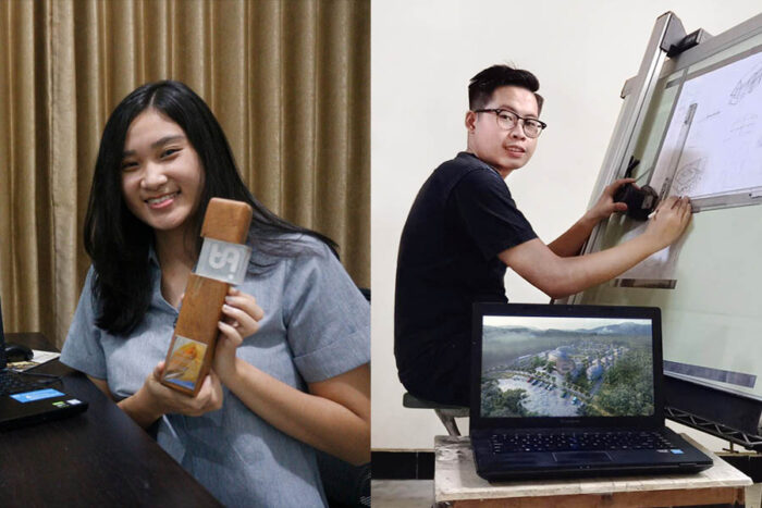 Patricia Marissa (kiri) dan Richard Cahya Nugraha | Dok. Humas UK Petra