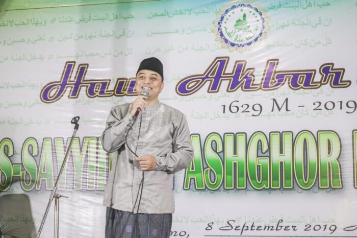 Eri Cahyadi saat menghadiri haul akbar/ist