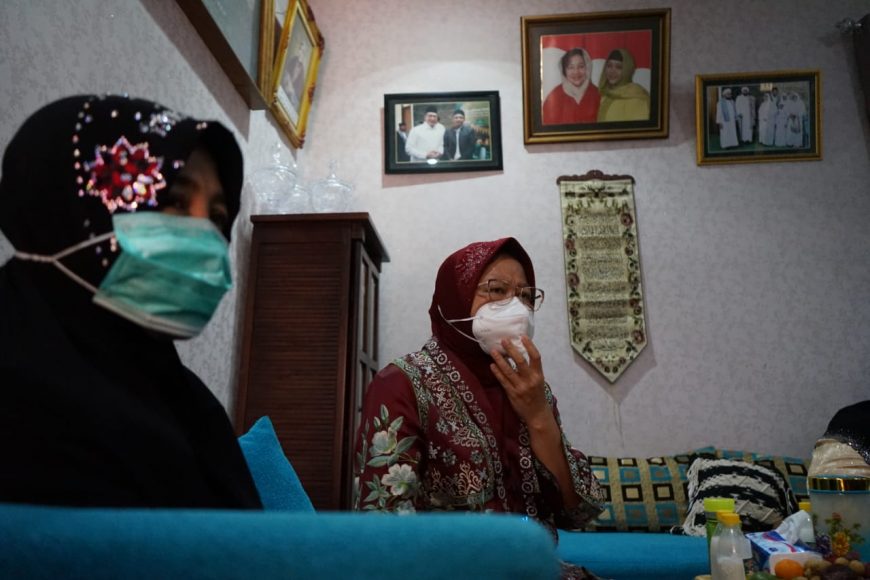 Tri Rismaharini saat sowan ke Ponpes Salafiah Syafi'iyah di Situbondo, Jatim | Ist