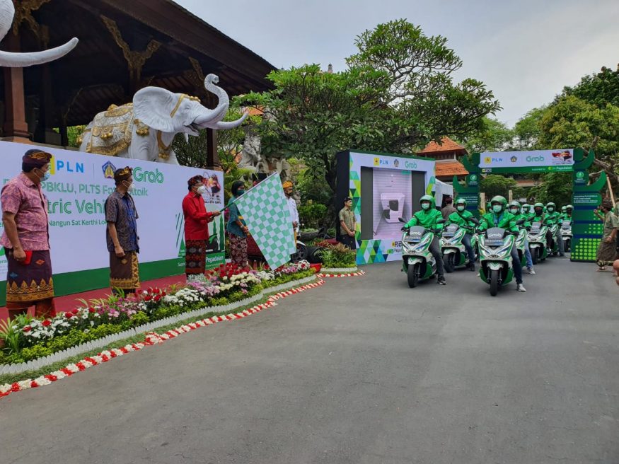 Proses peresmian SPBKLU di Bali/ist