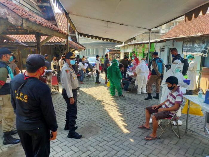 Saat operasi Swab Hunter Perbatasan/ist