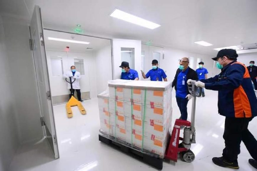 Vaksin Sinovac disimpan di Bio Farma Bandung, Jawa Barat /dok. Setkab RI