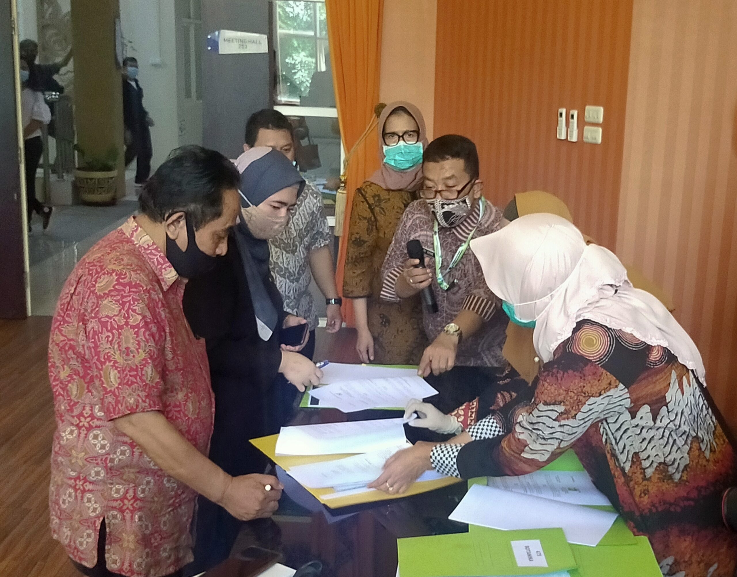 Penandatanganan NPHD pariwisata berlangsung di Mal Pelayanan Publik, Siola Lantai 2 /Foto: Bicara Surabaya