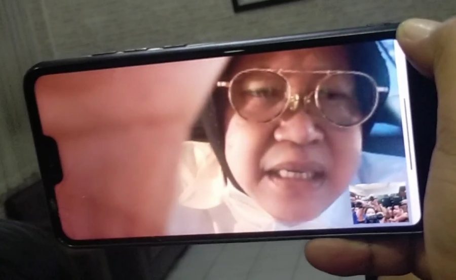 Tri Rismaharini saat video call bersama awak media Surabaya | Foto: Bicara Surabaya