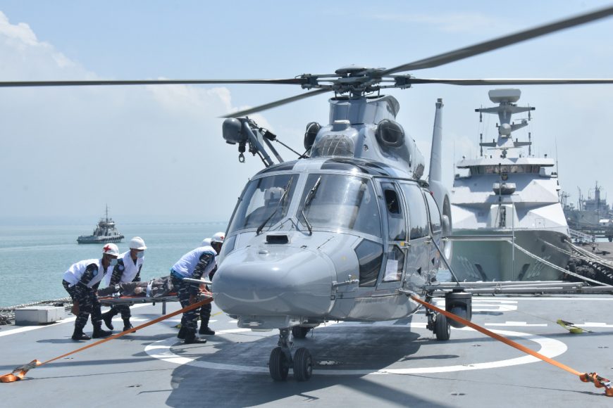 23 KRI SIM-367 Laksanakan Latihan Jelang Misi Perdamaian di Lebanon /dok. Dispen Koarmada II