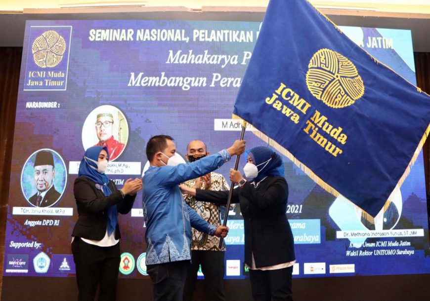 Prosesi pelantikan ICMU Muda Jatim /Ist