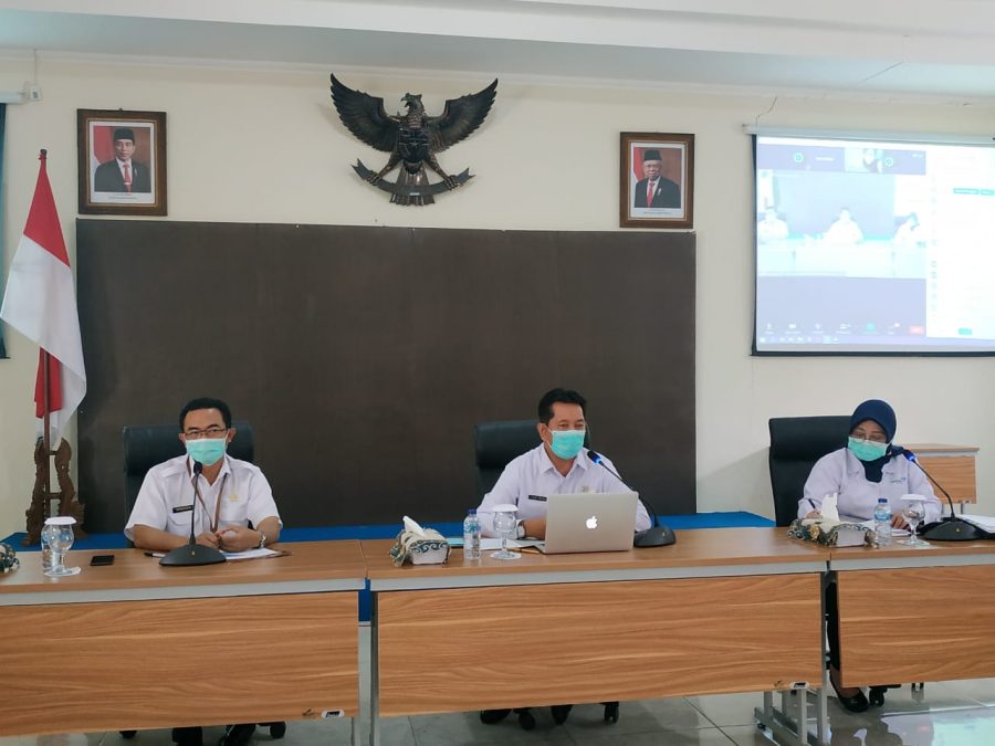 Virtual Meeting koordinasi persiapan pelayanan KB 2021 /Ist