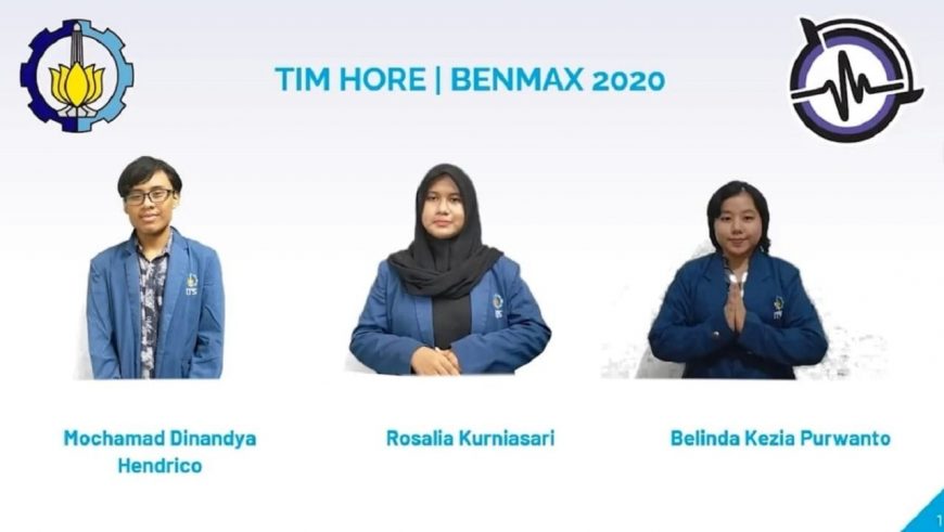 Tim Hore (dari kiri) M Dinandya Hendrico, Rosalia Kurniasari, dan Belinda Kezia Purwanto /Ist