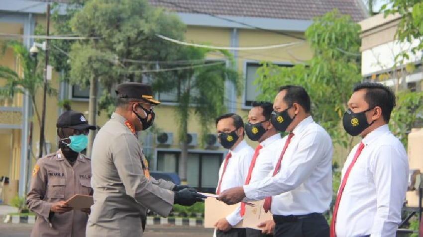 Acara pemberian penghargaan bagi anggota Polri berprestasi /Ist