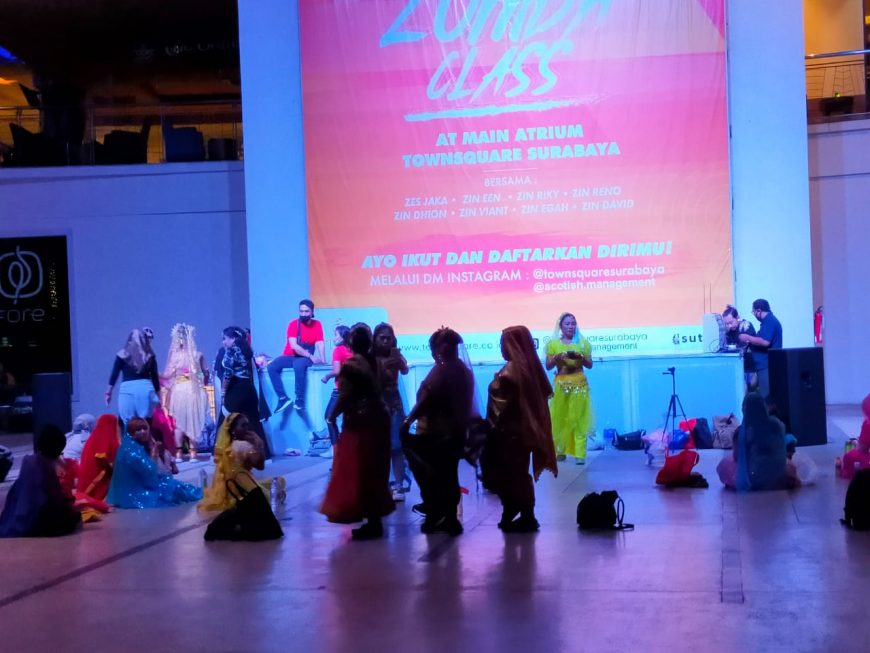 Kegiatan Zumba Class di Sutos sebelum dihentikan /Dok. Pemkot Surabaya