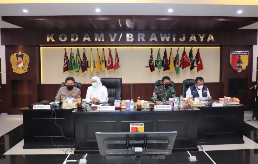 Rapat Forkopimda Jatim di Kodam/ist