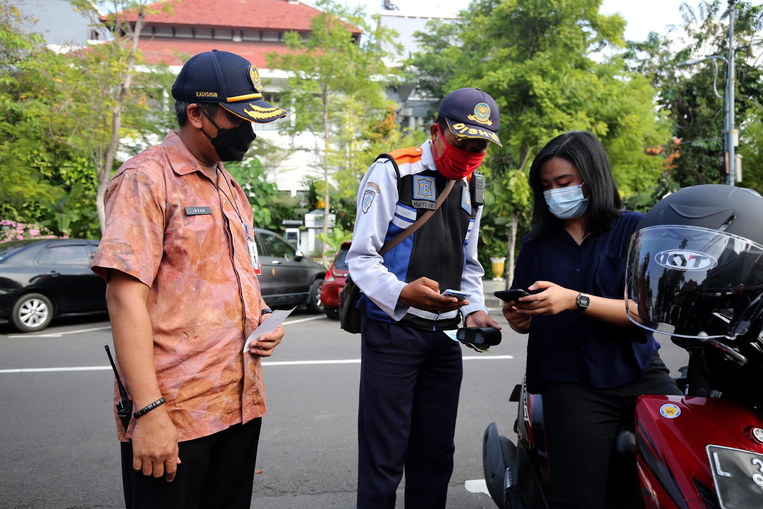 Kadishub Surabaya Irvan Widyanto saat sosialisasi Qris/ist