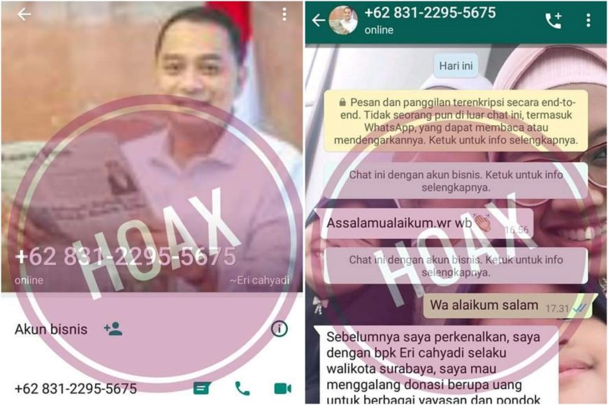 Foto: tangkapan layar modus penipuan /Bicara Surabaya