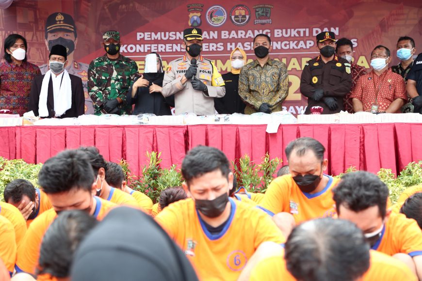 Konferensi pers ungkap kasus penyalahgunaan narkoba /Ist