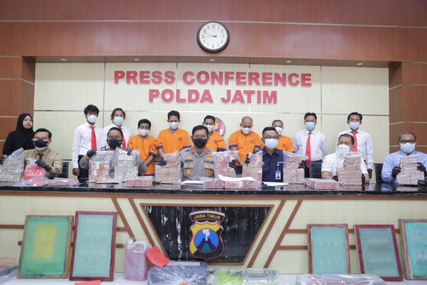 Konferensi pers ungkap kasus peredaran upal /Ist