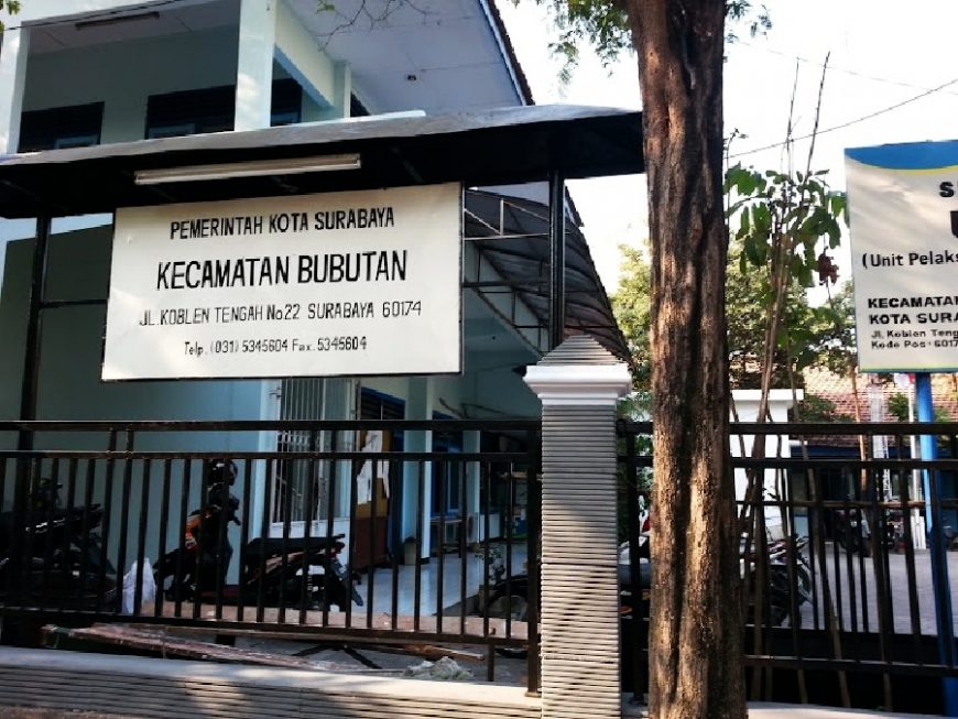 Ilustrasi: Kantor Kecamatan Bubutan, Kota Surabaya /net