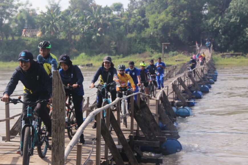 Gowes bersama ini merupakan rangkaian dari kegiatan peringatan Hari Dharma Karyadhika /Ist