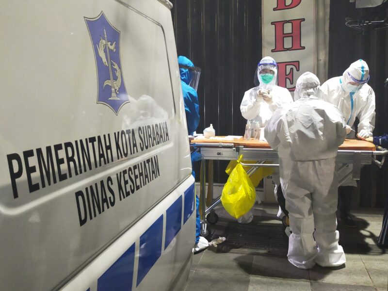 Dok. Swab massal di Pasar Genteng Baru Surabaya /Bicara Surabaya
