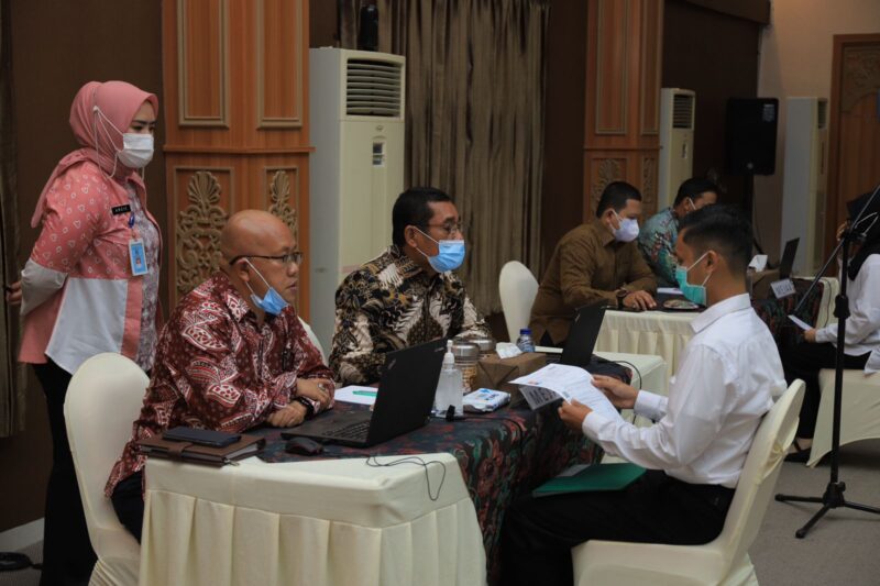 Seleksi Kompetensi Bidang (SKB) Wawancara Peserta CPNS Kemenkumham Jatim /Bicara Surabaya