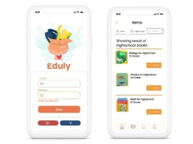 Tangkapan layar aplikasi Eduly /dok. Humas ITS