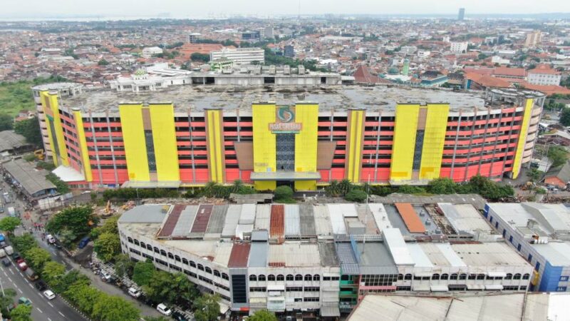 Gedung Pasar Turi Baru tampak dari udara /Foto: Diskominfo Surabaya