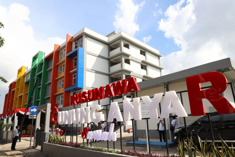 Rusunawa Gunung Anyar Sawah yang baru diresmikan diresmikan Wali Kota Surabaya/bicarasurabaya.com