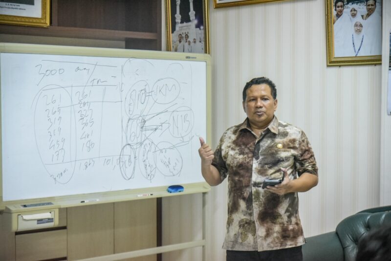 Kepala Disperinaker Zaini/bicarasurabaya.com
