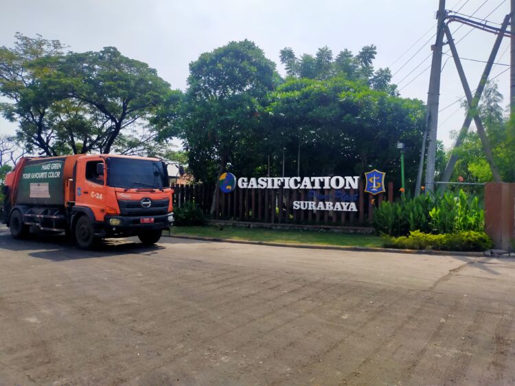 Tempat pengolahan sampah menjadi energi listrik di TPA Benowo Surabaya /Ist
