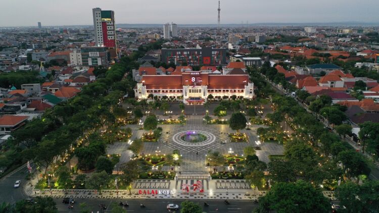 Indahnya Taman Surya saat ini/Dok. Diskominfo Surabaya