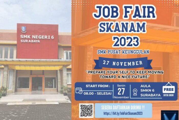 Job Fair 2023 SMKN 6 Surabaya (Istimewa)