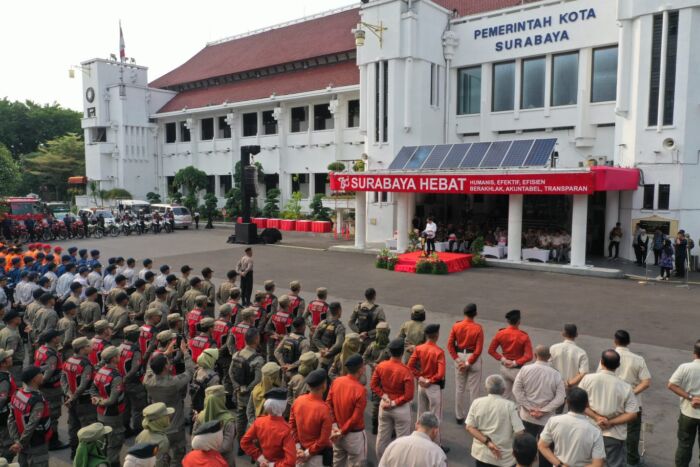 Apel pengamanan menyambut Hari Ray Idulfitri 1445H /Istimewa
