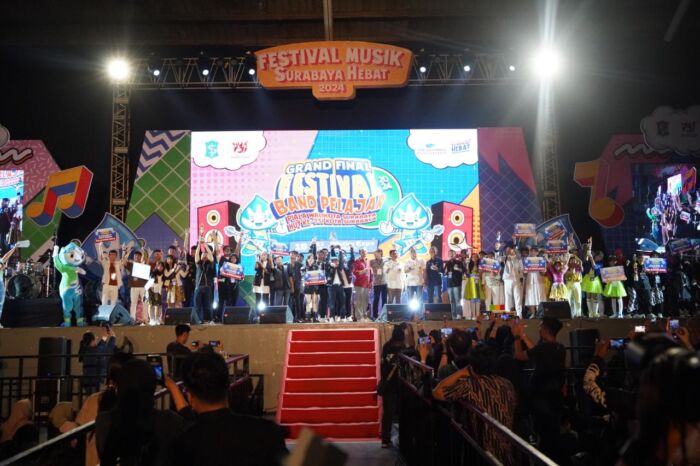Festival band musik pelajar/bicarasurabaya.com