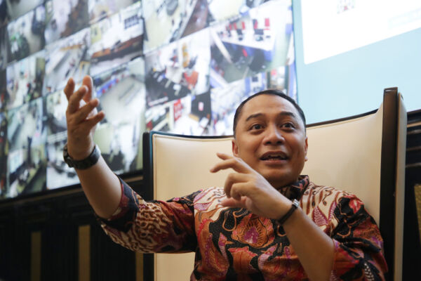 Wali Kota Surabaya Eri Cahyadi menyampaikan PBB NJOP di bawah Rp 100 juta/Dok. Diskominfo Surabaya