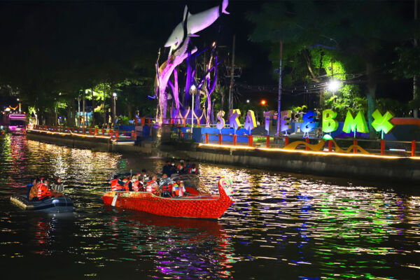 Kawasan Wisata Kalimas yang terus dipercantik/Dok.Diskominfo Surabaya