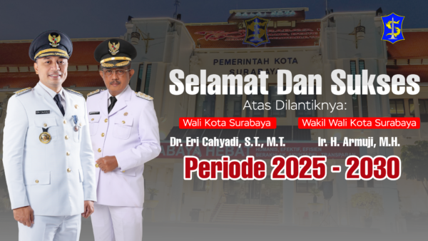 Wali Kota Surabaya Eri Cahyadi dan Wakil Wali Kota Armuji (dok. Pemkot Surabaya)