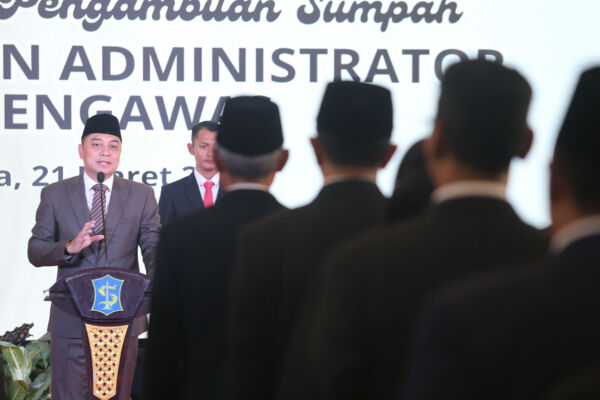 dok. Pelantikan pejabat  di lingkungan Pemkot Surabaya (Kominfo Surabaya)