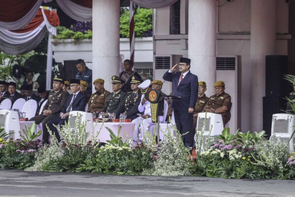 Upacara Harkitnas di Balai Kota Surabaya/Dok.Diskominfo Surabaya
