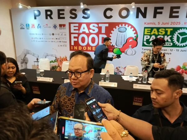 Chief Executive Officer Krista Exhibitions, Daud D. Salim seusai jumpa pers/istimewa