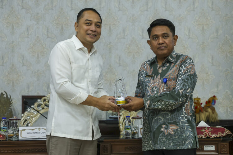 Penerimaan Tim Verifikator Pusat Kota Sehat. (foto: Humas/BS)