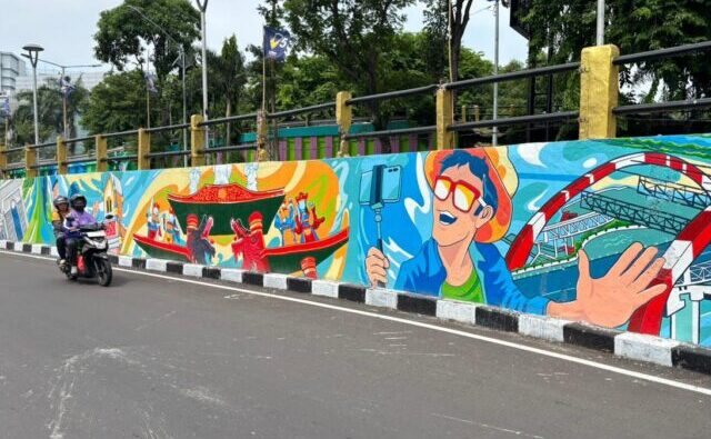 Mural Gubeng Pojok usai diperbaiki. (Foto: Humas-Ist/BS)