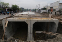 Proses pembangunan box culvert babat jerawat (Foto: Humas Pemkot-Ist/BS)