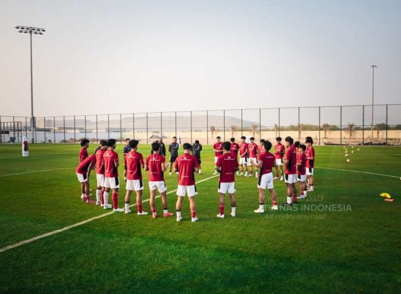 Pemain Timnas U-17 melakukan latihan. (Foto: PSSI-Ist/BS)