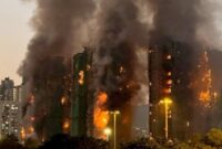 Apartemen Wang Fuk Court, Tai Po, Hong Kong tempat bekerja dua wni yang akan dipulangkan hari ini. (Foto: Istimewa/bs)