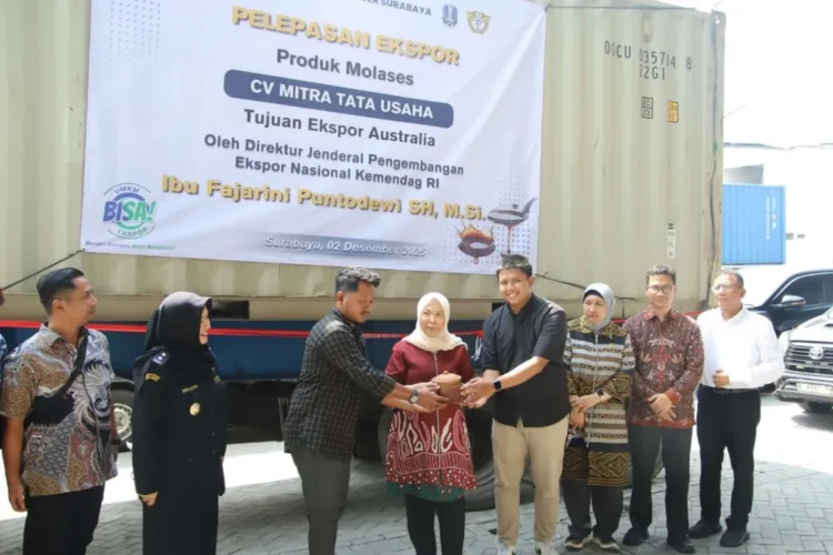 Pelaku UMKM Mojokerto berhasil tembus ekspor produk tetes tebu ke Australia. (Foto: Dok Kemendag/bs)