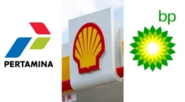 Ilustrasi logo Pertamina Shel  dan BP. (Foto Istimewa/bs)